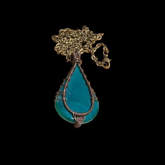 Gemstone Tree of Life Wire Wrapped Pendant - Picture 3 of 4